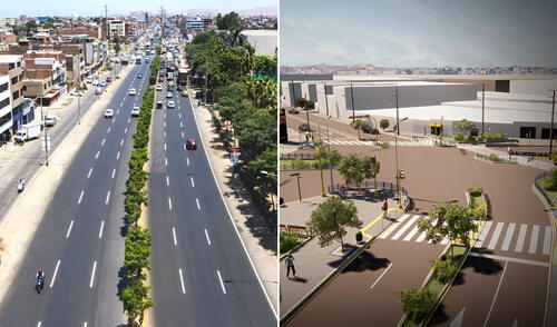 Así luciría renovada vía de histórico distrito de Lima Norte. Foto: Composición LR/CDN/Andina