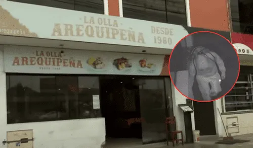 Detonan artefacto explosivo en frontis de restaurante "La Olla Arequipeña".