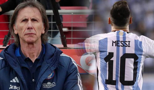 Ricardo Gareca se enfrentará a Messi por las Eliminatorias