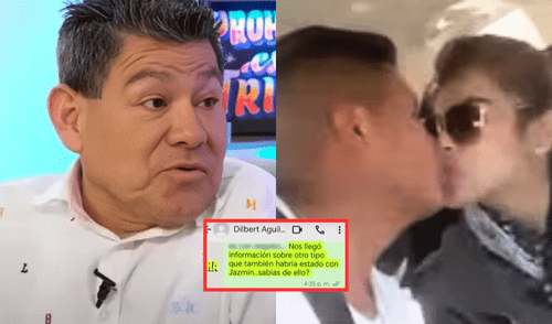 Dilbert Aguilar y Jhazmín Gutarra tienen una hija