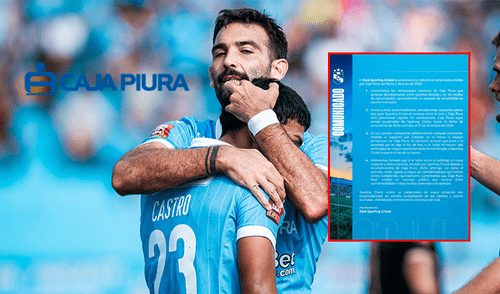 Sporting Cristal desmiente dichos de Caja Piura sobre auspicio sin autorización. Foto: composición LR/Cristal Sporting Cristal desmiente a Caja Piura