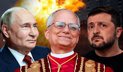 Papa León XIV conversó con Putin sobre la guerra en Ucrania.