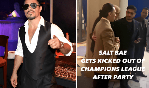 El video se hizo viral cuando lo echaron de la fiesta del PSG. Foto: T13/Composición LR