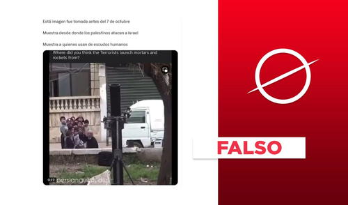 El video fue grabado realmente en Siria. Foto: captura de X El video fue grabado realmente en Siria