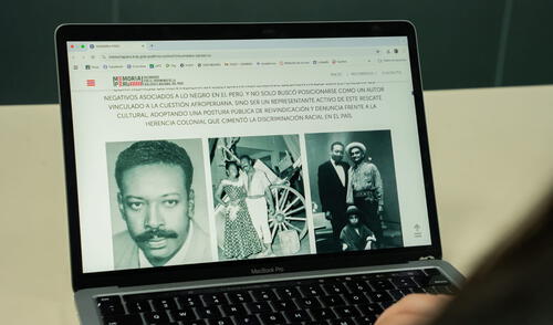 Nicomedes Santa Cruz en su plataforma Memoria Perú. Imagen: Difusión. Nicomedes Santa Cruz en su plataforma Memoria Perú. Imagen: Difusión.