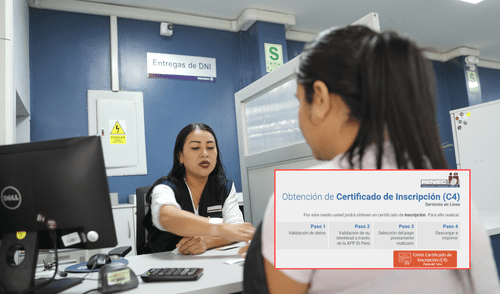 El Certificado de Inscripción C4 permite a las personas sin DNI realizar trámites con una prueba informativa de su registro.