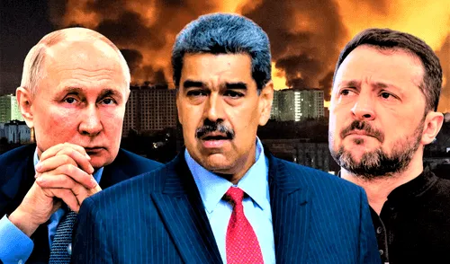 Nicolás Maduro respaldó públicamente a Rusia en la guerra con Ucrania. Foto: Composición LR. Nicolás Maduro respaldó públicamente a Rusia en la guerra con Ucrania. Foto: Composición LR.