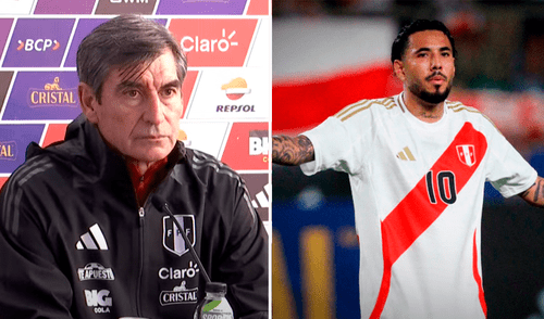 Óscar Ibáñez pasó incómodo momento tras pregunta sobre salida nocturna de Sergio Peña