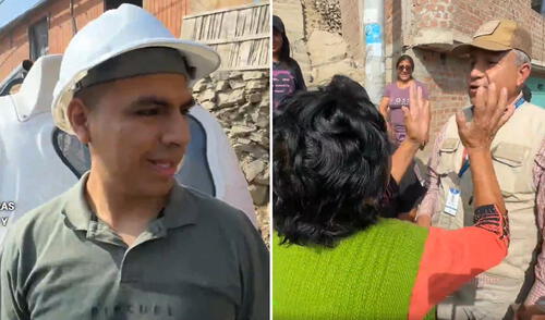 Señora confunde a Franco Vidal y abrazó a otra persona creyendo que era el alcalde de Ate: "Qué gusto"