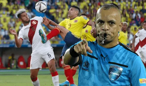 Wilton Sampaio será el arbitro del Perú vs Colombia. Foto: Composición LR/ AFP