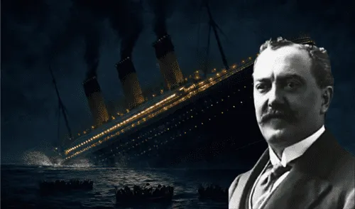 Peter Daly nació en Inglaterra, pero su madre era de origen peruano. Foto: Composición LR/ ChatGPT/ Wiki El empresario peruano que sobrevivió al hundimiento del Titanic: conoce la impactante historia de Peter Daly
