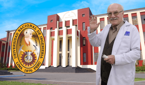 El profesor alemán estableció los primeros laboratorios de Física en la UNI y lideró investigaciones cruciales en resonancia magnética. Foto: composición LR/UNI/Andina/Seeklogo