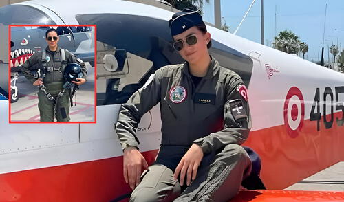 La piloto FAP Ashley Vargas podría ser homenajeada. Foto: Composición LR/CDN/Static La piloto FAP Ashley Vargas podría ser homenajeada. Foto: Composición LR/CDN/Static