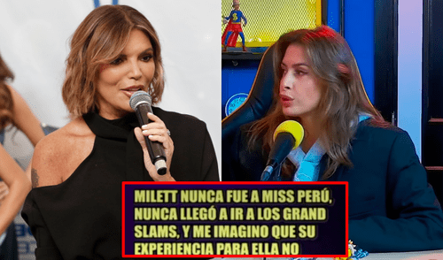 Jessica Newton encara a Milett Figueroa