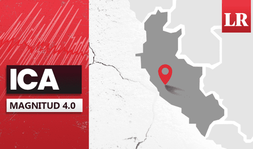 Sismo de magnitud 4.0 sacude Ica.