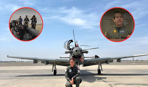 El comandante de la FAP habló sobre la muerte de la pilota Ashley Vargas. Foto: Composición LR/CDN/Captura de pantalla de América