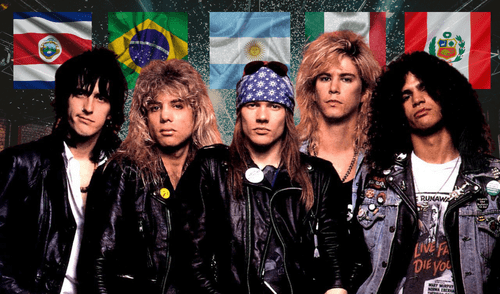 Fechas de la gira latinoamericana de Guns N' Roses. Foto: Composición Lr/ Difusión Fechas de la gira latinoamericana de Guns N' Roses. Foto: Composición Lr/ Difusión