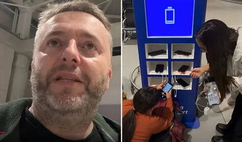 Sir Chandler recorrió el nuevo Aeropuerto Jorge Chávez en Lima y destacó su moderna infraestructura. Foto: composición LR/ Sir Chandler/ YouTube Youtuber argentino revela su experiencia en el nuevo Aeropuerto Jorge Chávez: "Está tecnológicamente hermoso, pero faltan enchufes"