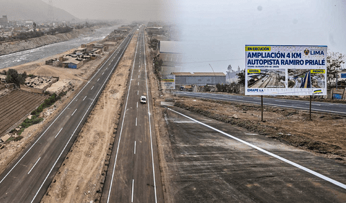 La ampliación de esta autopista en Lima Este se ejecuta luego de un estancamiento por ocho años. Foto: composición LR/MML La ampliación de esta autopista en Lima Este se ejecuta luego de un estancamiento por ocho años.
