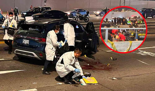 Balacera en Vía Expresa. La inseguridad persiste en el país.