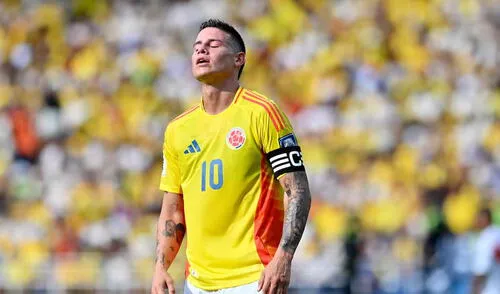 James Rodríguez no pudo abrir el marcador ante Perú. Foto: ESPN James Rodríguez no pudo abrir el marcador ante Perú.