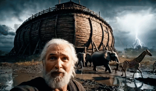 Con Veo 3 crearon un video de Noé como un youtuber. Con Veo 3 crearon un video de Noé como un youtuber. Foto: captura de TikTok/@visionbot