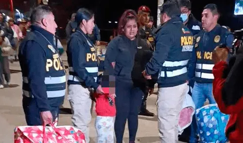 En las próximas horas, Lizeth Albina Ruiz, pareja de 'El Monstruo', será trasladada a Lima. Foto: PNP En las próximas horas, Lizeth Albina Ruiz, pareja de 'El Monstruo', será trasladada a Lima. Foto: PNP