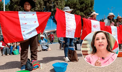 Los deudos se concentraron en la plaza de armas de Juliaca para realizar en acto y protestar contra el gobierno de Boluarte. Foto: Composición LR/Liubomir Fernández, La República Los deudos se concentraron en la plaza de armas de Juliaca para realizar en acto y protestar contra el gobierno de Boluarte. Foto: Composición LR/Liubomir Fernández, La República