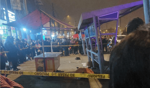 Balacera en Manchay: Foto: Omar Coca/ X