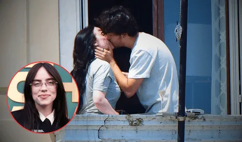 Billie Eilish y Nat Wolff confirman su romance con beso en Venecia.