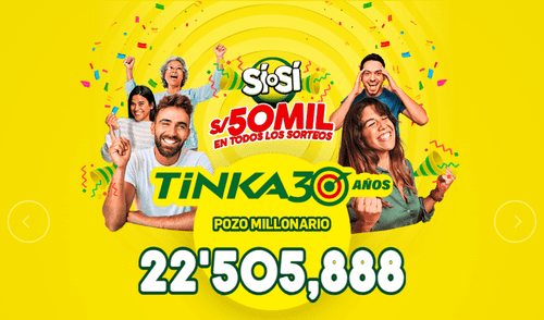Resultado de La Tinka 8 de junio. Foto: La Tinka
