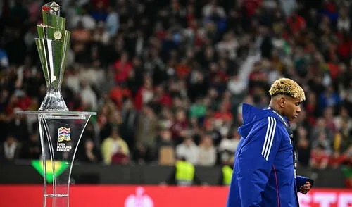 Lamine Yamal jugó un partido intrascendente en la final de esta UEFA Nations League. Foto: AFP Lamine Yamal jugó un partido intrascendente en la final de esta UEFA Nations League. Foto: AFP