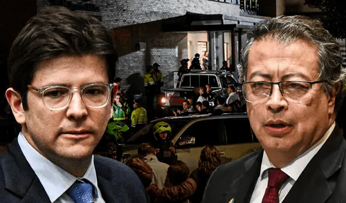 Gustavo Petro aseguró que se usarían todos los recursos disponibles para esclarecer el atentado a Miguel Uribe. Foto: composición LR / AFP Gustavo Petro aseguró que se usarían todos los recursos disponibles para esclarecer el atentado a Miguel Uribe. Foto: composición LR / AFP