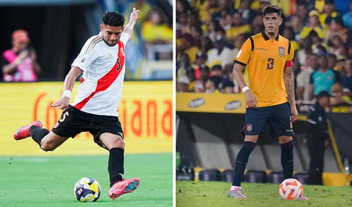 Perú y Ecuador empataron 1-1 la última vez que se enfrentaron en Lima por eliminatorias. Foto: composición de LR/FPF/FEF