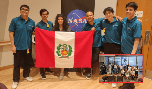 Con su propuesta creativa, los jóvenes representantes del Perú se destacaron por su capacidad para resolver desafíos globales. Foto: Cortesía de Marco Carrasco