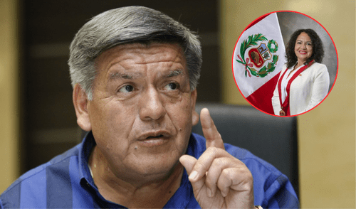 El también gobernador regional de La Libertad trató de justificar la desaparición de las tesis de la congresista. Foto: composición LR César Acuña