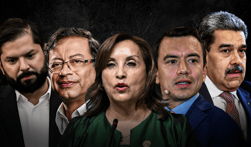 Dina Boluarte y sus cuatro viajes internacionales en 2025. Foto: composición LR Dina Boluarte y sus cuatro viajes internacionales en 2025.