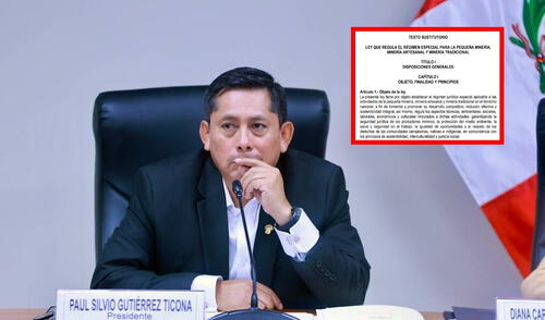 Tras no conseguir un consenso para aprobar el dictamen de la Ley Mape, Paul Gutiérrez pondrá a discusión un nuevo texto sustitutorio. Foto: composición LR/Congreso Congreso