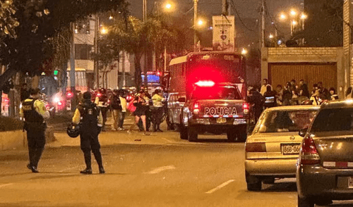 Balean bus en Chorrillos. Chofer resultó herido tras el ataque.