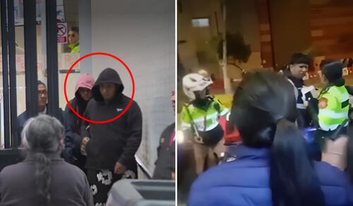 La intervención policial se realizó en la avenida Inca Garcilaso de la Vega. Foto: Composición LR