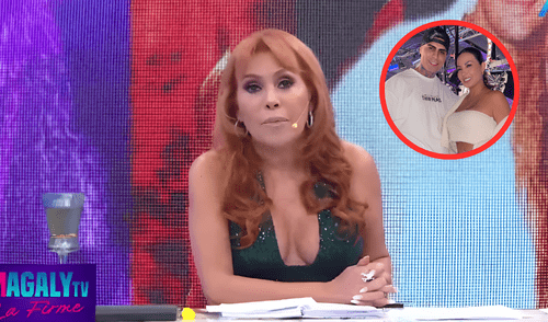 Magaly arremete contra la pareja de Pamela López con diferentes calificativos. Foto: ATV / Composición LR