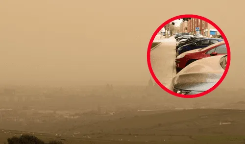 Madrid enfrenta la intrusión de aire africano, elevando los niveles de partículas en suspensión y poniendo en riesgo la salud de la población. Foto: composiciones LR/Captura Madrid enfrenta un notable aumento de la contaminación por la intrusión de aire africano, elevando los niveles de partículas en suspensión y poniendo en riesgo la salud de la población.