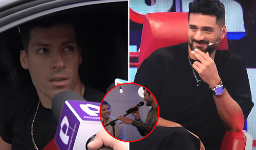 Patricio Parodi ningunea a Pablo Heredia tras sus revelaciones sobre romance con Flavia Laos en 'El valor de la verdad'. Foto: Composición LR/captura Youtube Patricio Parodi niega hechos de Pablo Heredia