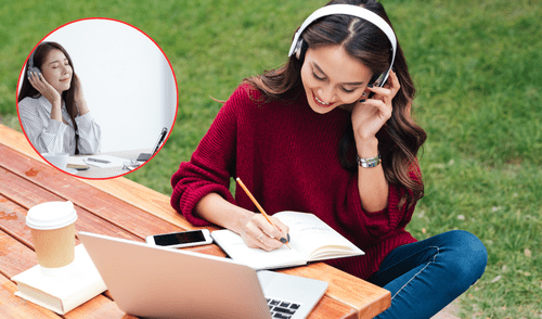 La música lo-fi ayuda a concentrarse. Foto: Composición LR La música lo-fi ayuda a concentrarse. Foto: Composición LR