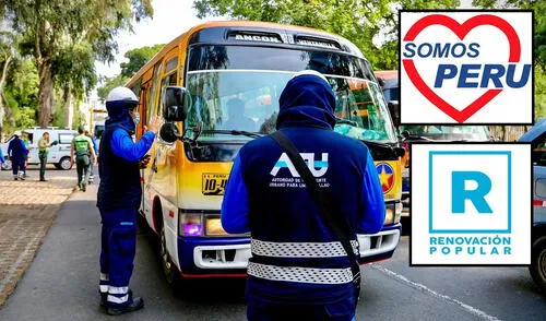 Somos Perú y Renovación Popular pretenden eliminar la ATU.