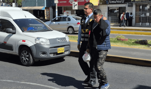 Efectivo de la PNP es detenido en Arequipa. Foto: difusión Efectivo de la PNP es detenido en Arequipa. Foto: difusión