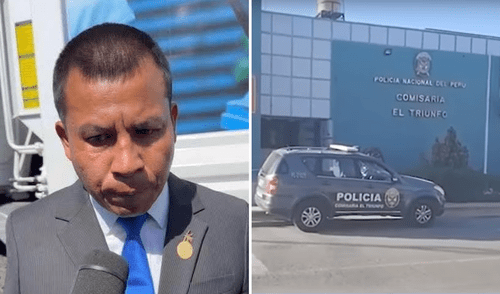 Alcalde de La Joya es intervenido por la policía por chocar su auto. Foto: composición LR