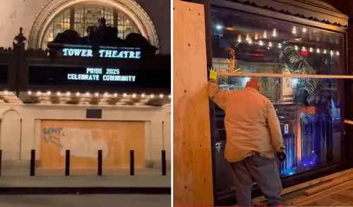 Negocios de Los Ángeles lucieron cerrados tras protestas contra redadas del ICE.