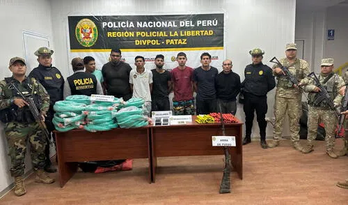 Banda desarticulada tras liberación de un minero secuestrado. Foto: Mindef