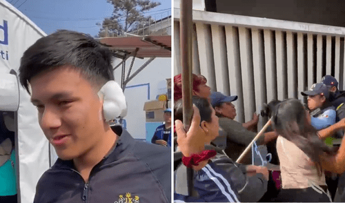 Sereno pierde parte de la oreja durante operativo en Chosica. Foto: composición LR